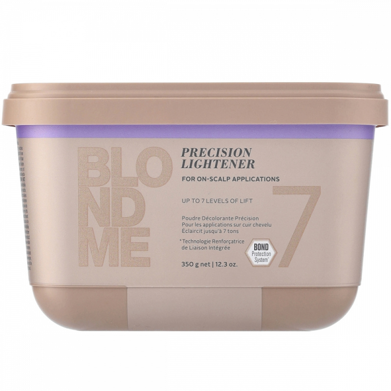 Schwarzkopf Professional Blondme Precision Lightener 7 prémiový zesvětlovač s obsahem jílu 350 ml