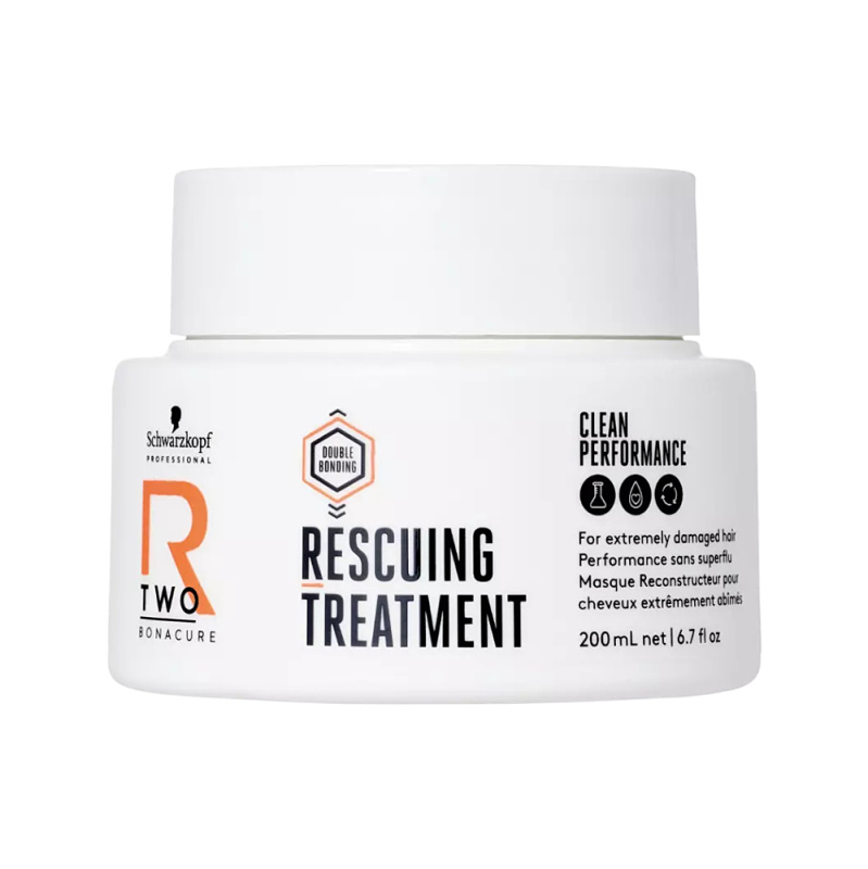 Schwarzkopf Professional Bonacure R-TWO Rescuing Treatment maska na vlasy pro extrémně poškozené vlasy 200 ml