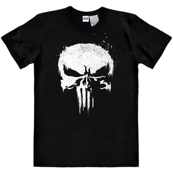 Tričko Punisher - Logo L Černá