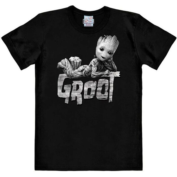 Tričko Marvel Guardians of the Galaxy - Groot L Černá