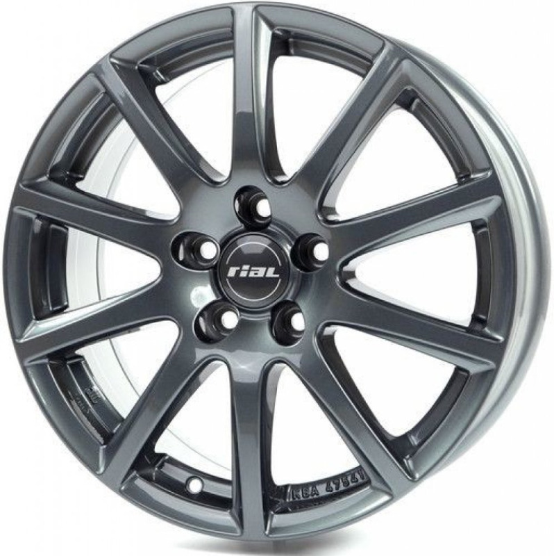 RIAL MILANO 6.5X16 5X114.3 ET45/70.1 šedá