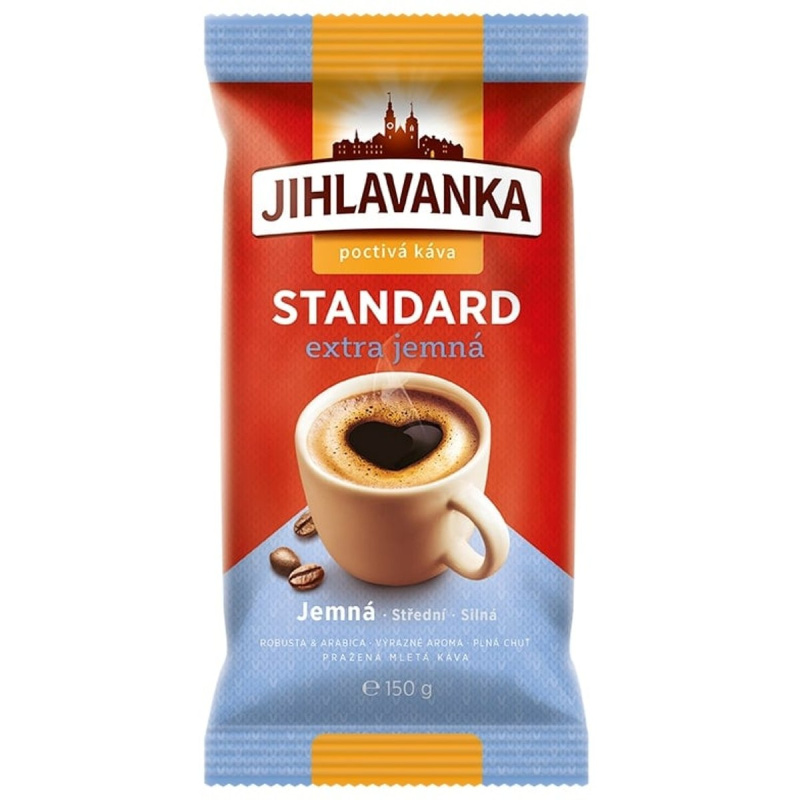 Jihlavanka Extra Standard Jemná mletá káva