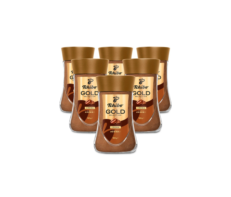 Gold Selection 6x180 g instantní kávy