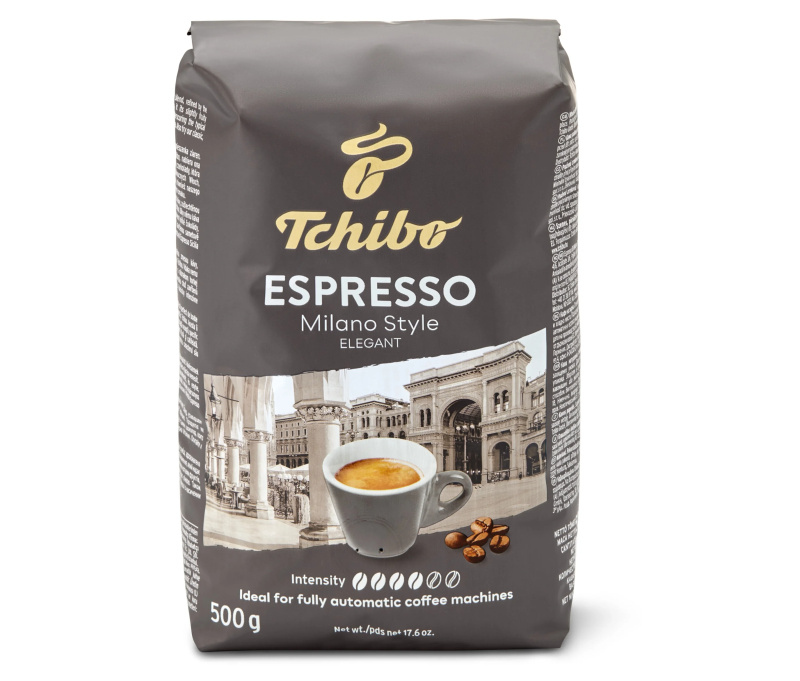 Tchibo Espresso Milano Style - 10 x 500 g zrnkové kávy