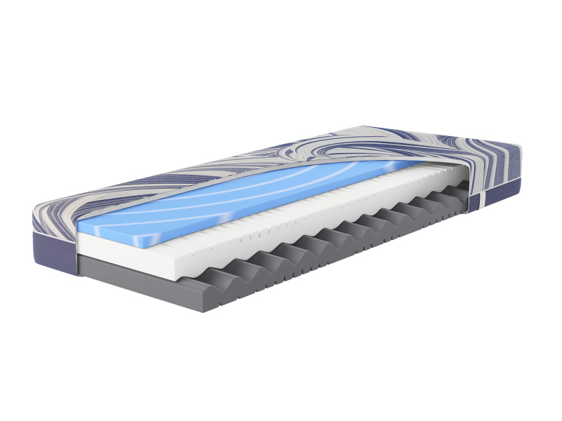 Hn8 Schlafsysteme 7zónová matrace z komfortní pěny Ocean Clean KS (H2, 120 X 200 CM)