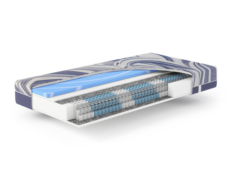 Hn8 Schlafsysteme 7zónová taštičková matrace Ocean Clean TFK (H2, 160 x 200 cm)