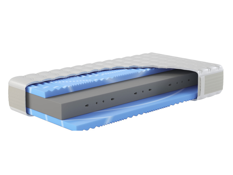 Hn8 Schlafsysteme 7zónová matrace ze studené pěny XXL Gelstar KS (H3, 160 x 200 cm)