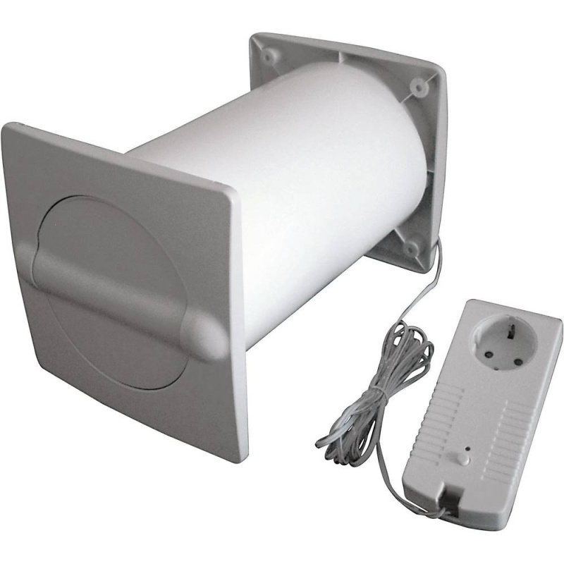 Nástěnný a stropní ventilátor Wallair N37216 / pro trubice s O 125 mm / plast / bílá Varianta: ivi1