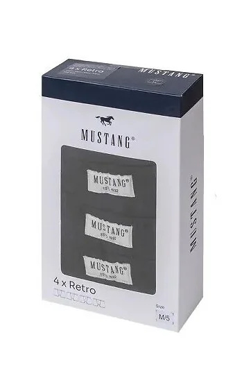 Boxerky Mustang 4220-1004 A'4 M-2XL černá M