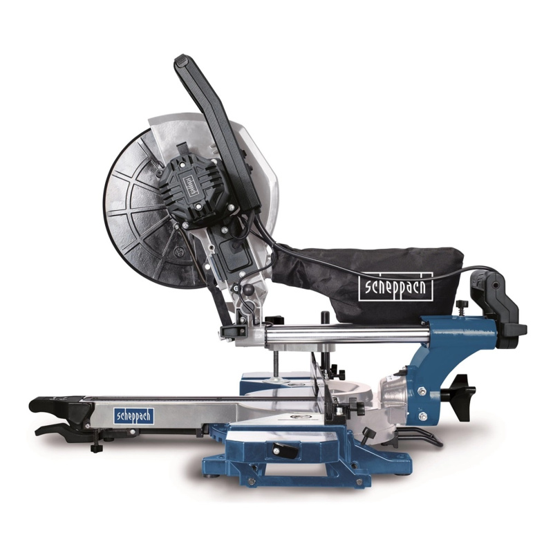 Scheppach HM 110 MP - dvourychlostní multifunkční pokosová pila s potahem a laserem