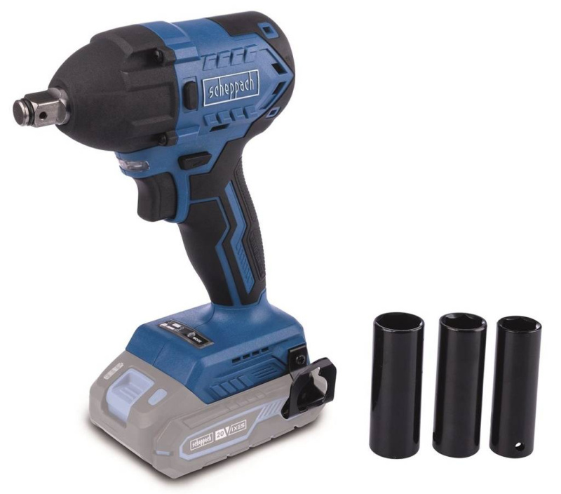 Scheppach BC-IW350-X 20V IXES - akumulátorový rázový utahovák (bez akumulátoru a nabíječky)