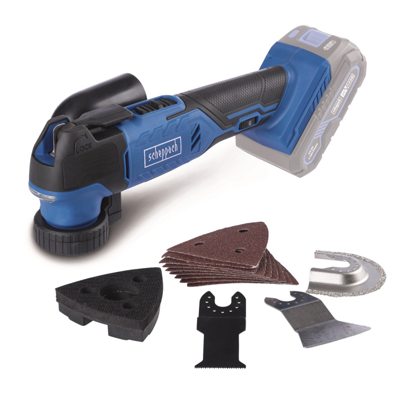 Scheppach C-MT40-X 20V IXES - akumulátorový multifunkční nástroj (bez akumulátoru a nabíječky)