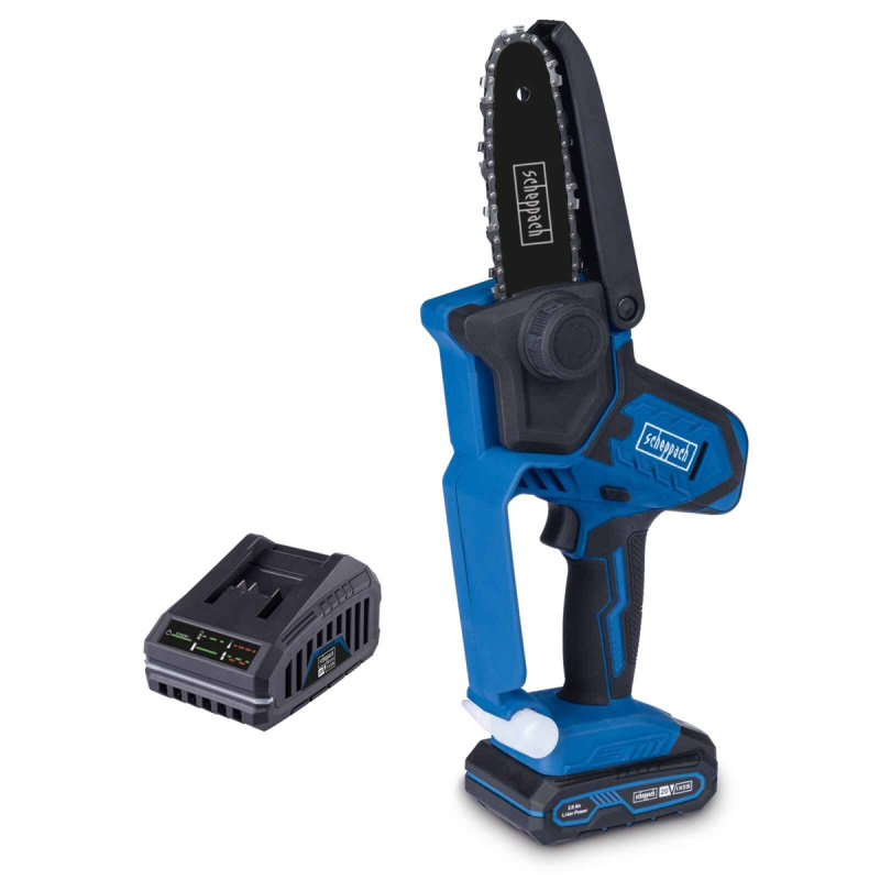 Scheppach C-PS100-X-20V IXES SET - akumulátorová prořezávací pila (s 2,0 Ah akumulátorem a  + nabíječkou)