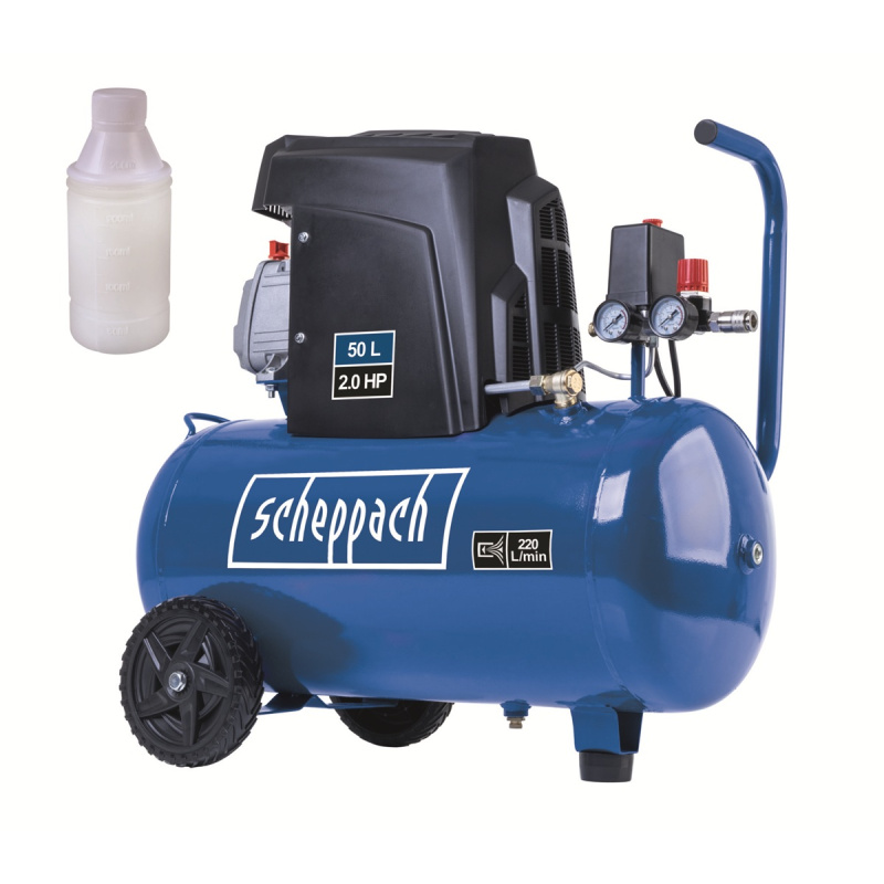 Scheppach HC 65 - olejový kompresor, 50 l