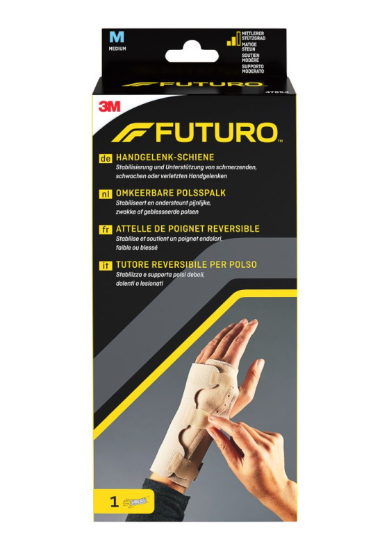 3M FUTURO™ Zápěstní bandáž s oboustrannou dlahou velikost M