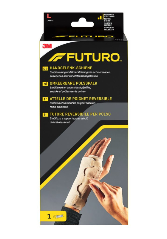 3M FUTURO™ Zápěstní bandáž s oboustrannou dlahou velikost L