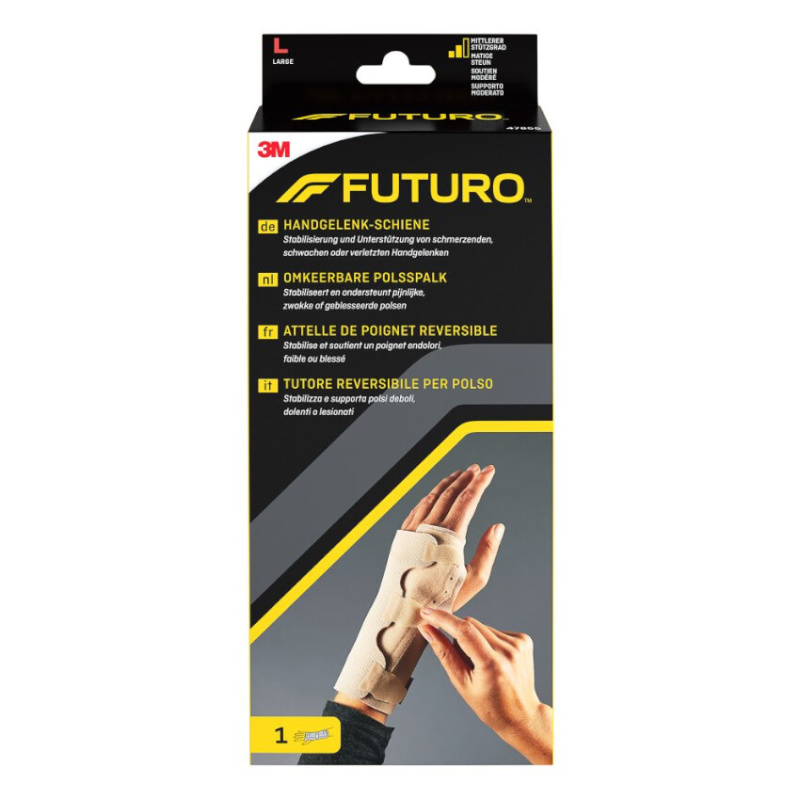 3M FUTURO™ Zápěstní bandáž s oboustrannou dlahou velikost L