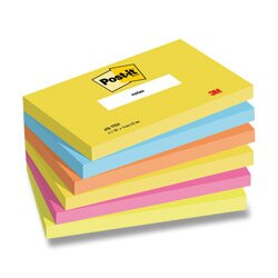 3M Post-it - silně lepicí bloček - 76 x 127 mm, 6 x 100 l., Energetic