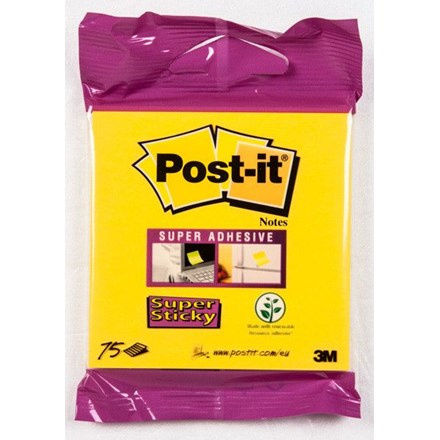 POST-IT Super Sticky Bloček lepicí 76 x 76 mm mix barev 1 ks
