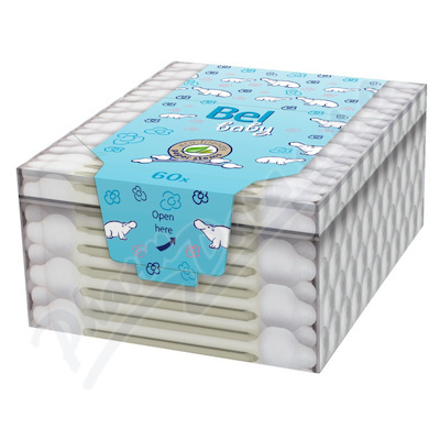 Bel baby Dětské vatové tyčinky 60 ks
