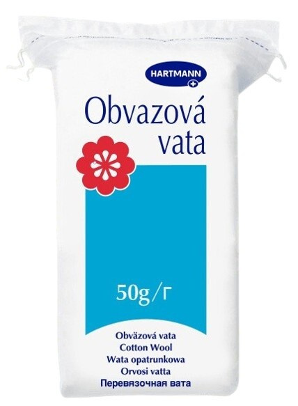 Hartmann Obvazová vata 50 g