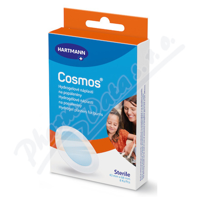 COSMOS Náplast na popáleniny 6,8 cm x 4,3 cm 8 ks