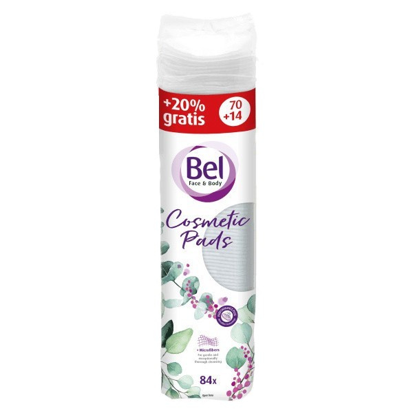 Bel Face & Body Cosmetic odličovací tampony kulaté 70+14 ks