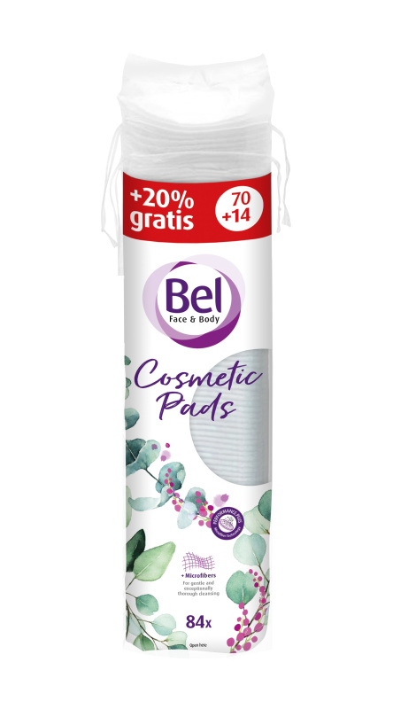 Bel Face & Body Cosmetic odličovací tampony kulaté 70+14 ks
