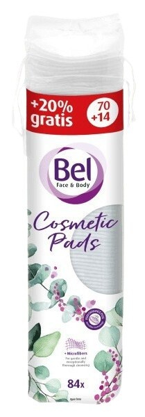 Bel Face & Body Cosmetic odličovací tampony kulaté 70+14 ks
