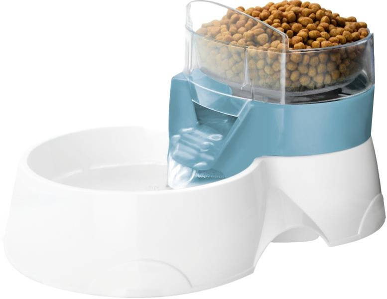 Fontánka Pet Feeder s miskou pro krmení EBI modrá 28x19 1 ks