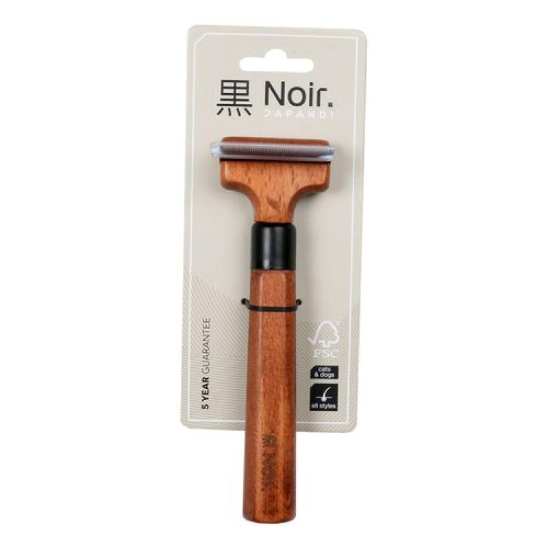 Ebi NOIR JAPANDI Vyčesávací hřeben podsady a mrtvé srsti 16,6x5x3cm