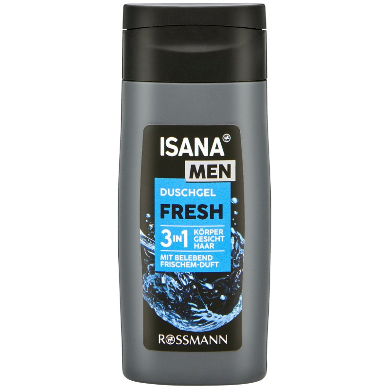 ISANA Men sprchový gel Herbe Frische 3v1 mini