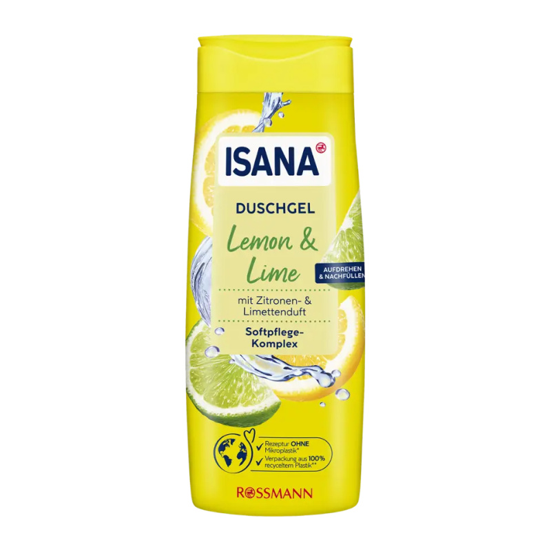 ISANA Sprchový gel citron a limetka