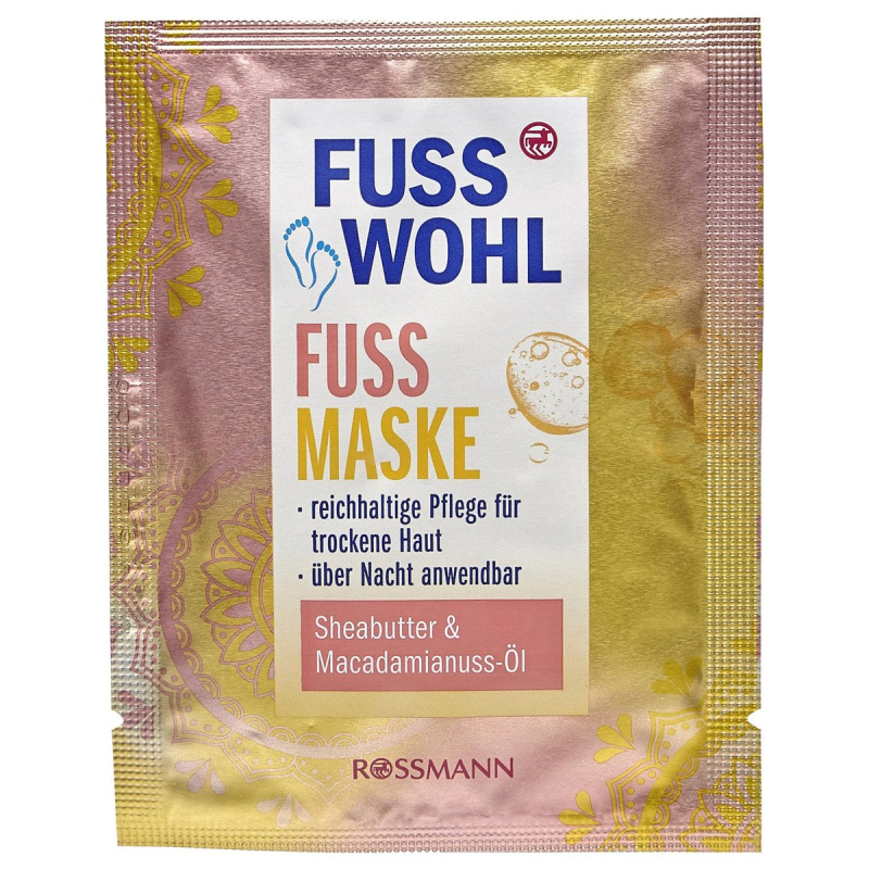Fusswohl Maska na chodidla s bambuckým máslem