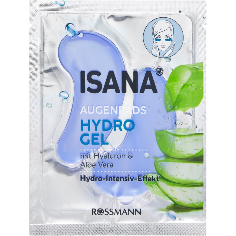 ISANA Hydrogelové polštářky pod oči s aloe vera