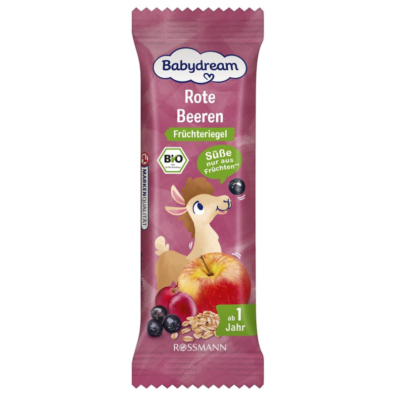 Babydream BIO Cereální tyčinka s červenými plody