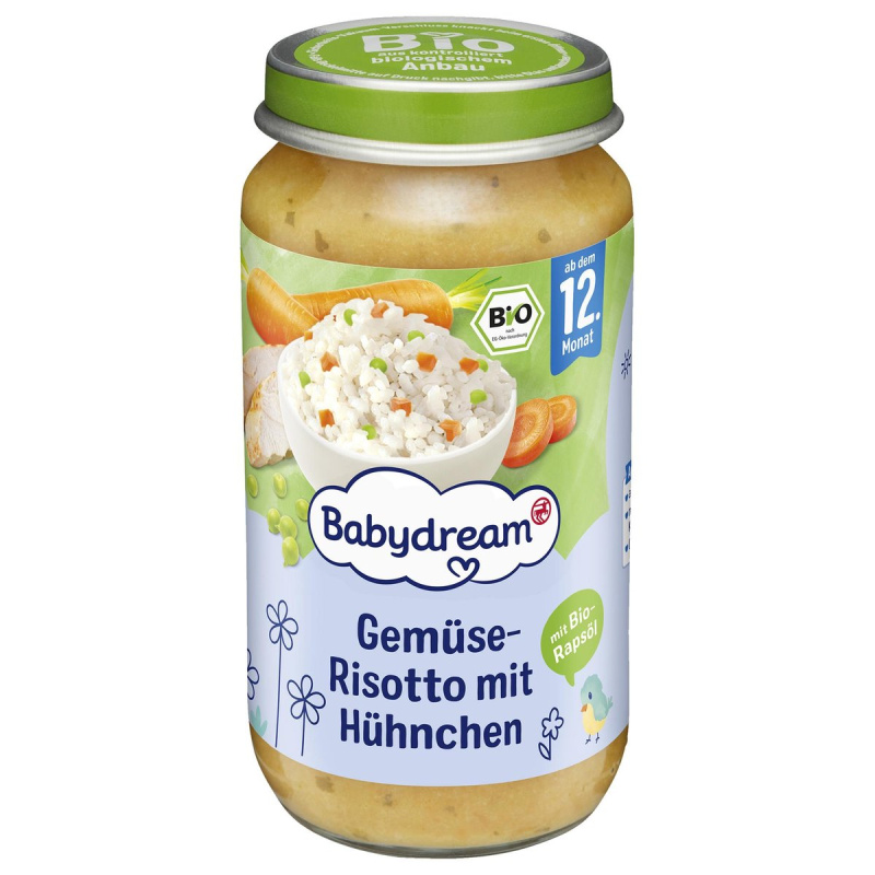 Babydream BIO Příkrm zeleninové rizoto s kuřecím masem