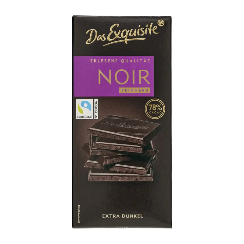 Das Exquisite Extra hořká čokoláda Noir s 78 % kakaa 100 g