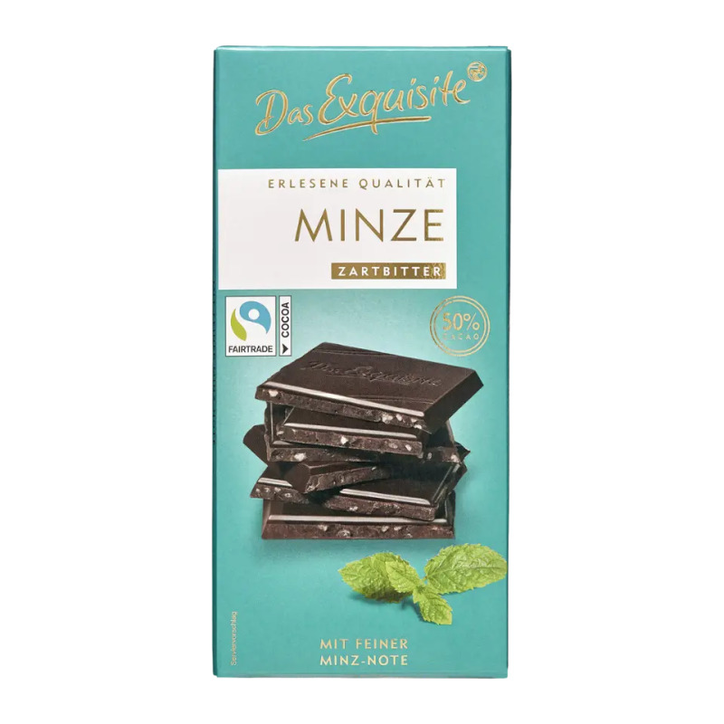 Das Exquisite Hořká čokoláda s mátou 100 g