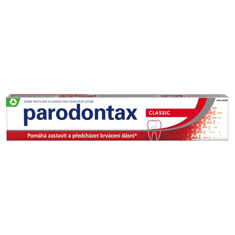 Parodontax Classic zubní pasta proti krvácení dásní bez fluoridu 75 ml