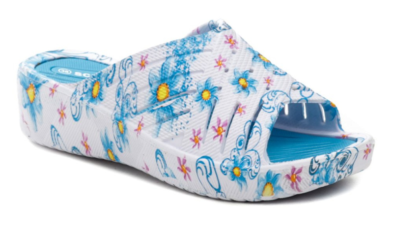 Scandi 280-0022-S3 modré dámské plážovky EUR 37
