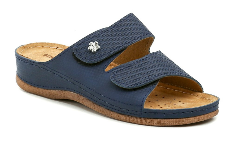 Scandi 240-2065-L1 navy dámské nazouváky EUR 42