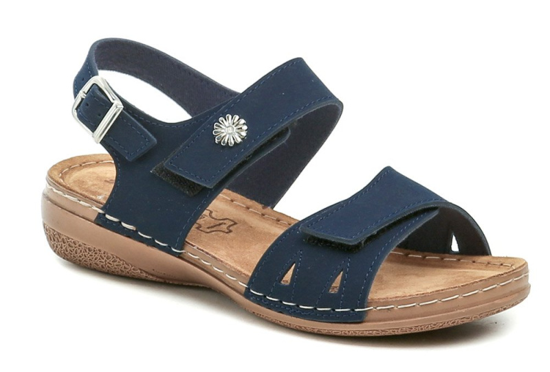 Scandi 250-2024-D1 navy dámské sandály EUR 38