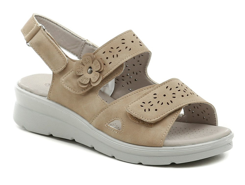 Scandi 251-2259-B1 béžové dámské sandály EUR 40