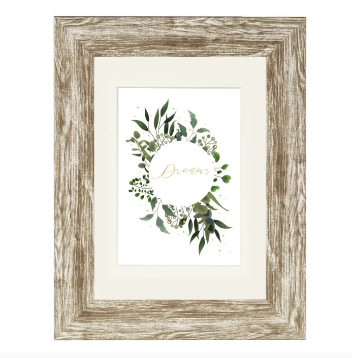 Plastový rámeček CHALET 15 x 20 cm - hnědá