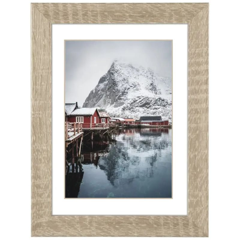 HAMA OSLO rám 30x40 s paspartou 20x28, dub