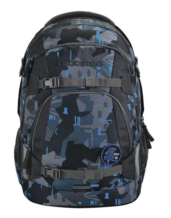 Školní batoh coocazoo MATE, Blue Craft, certifikát AGR