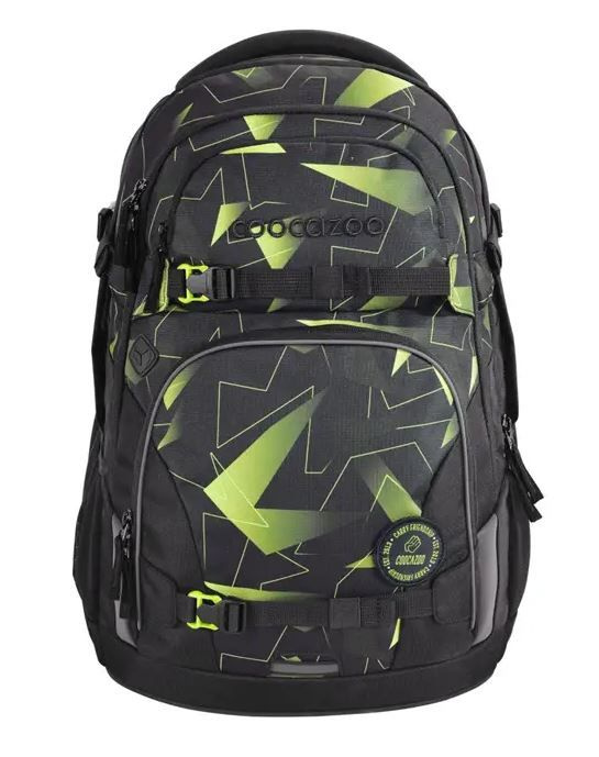 Školní batoh coocazoo PORTER, Lime Flash, certifikát AGR