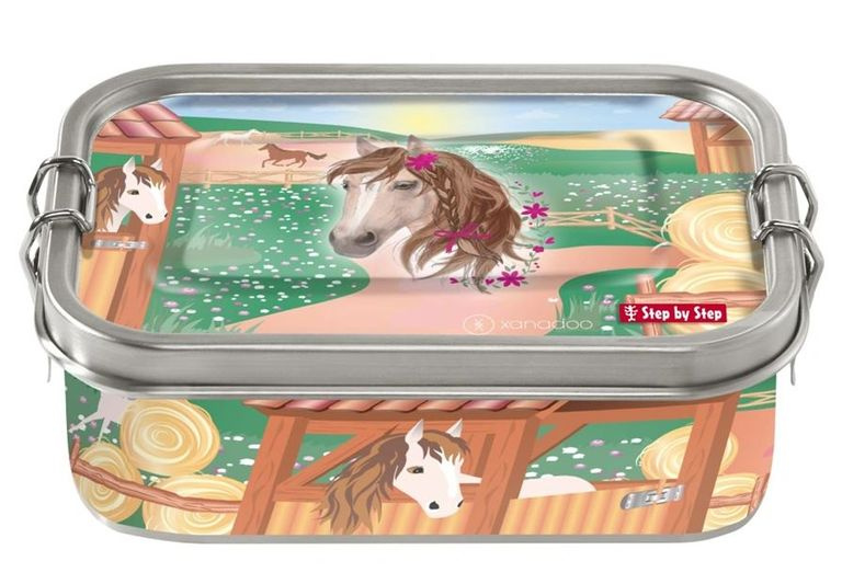 Krabička na svačinu z nerezové oceli - Horse Lima