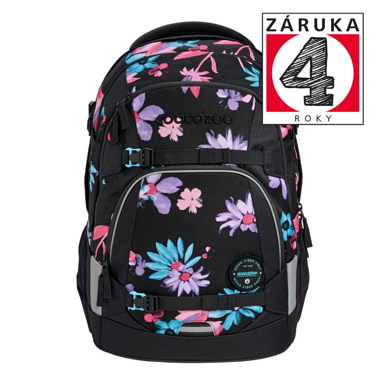 Školní batoh coocazoo MATE, Floral Artnight, certifikát AGR
